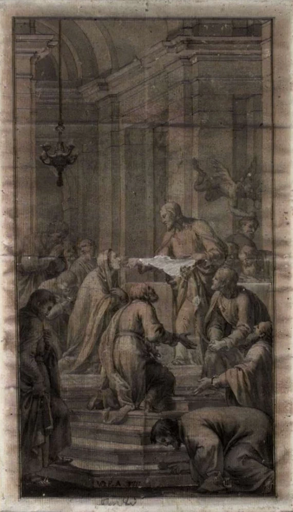 7-Orelli V.A. (1811), Bozzetto-comunione degli apostoli